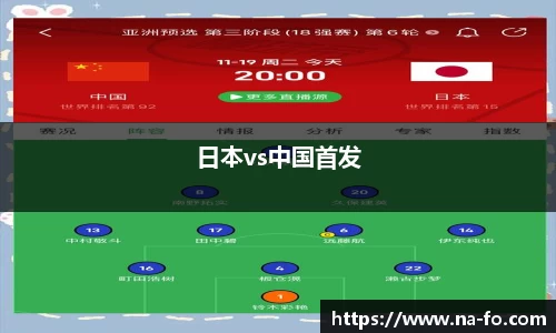 日本vs中国首发